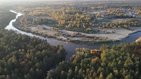 River view Stock Footage 162793341