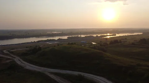 River view Stock Footage 163482093