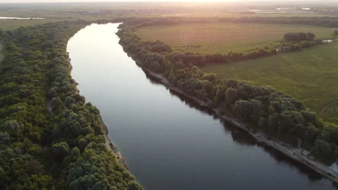 River view Stock Footage 163484054