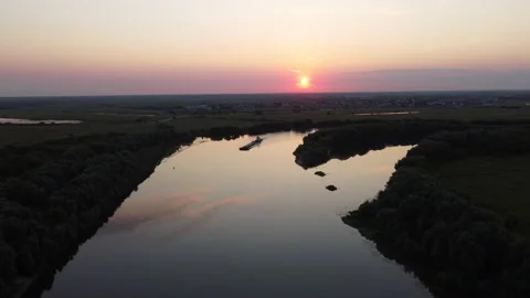 River view Stock Footage 163484174