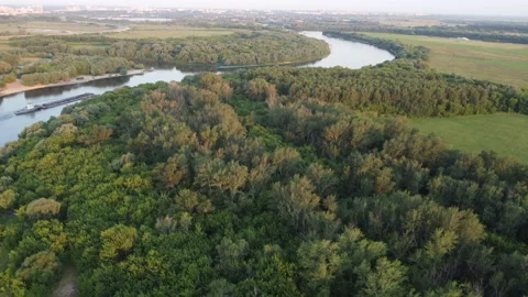River view Stock Footage 163484776