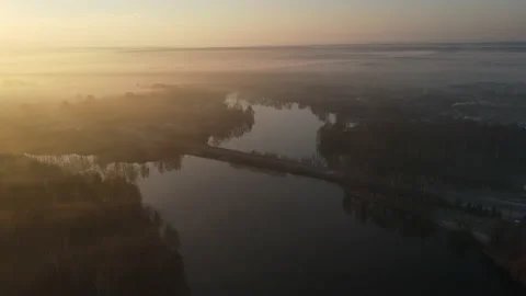 River view Stock Footage 164943832