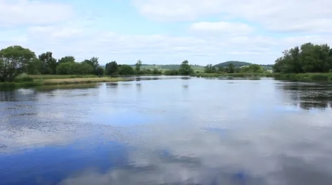 River view The forth Stirling City 4 Stock Footage 52064822