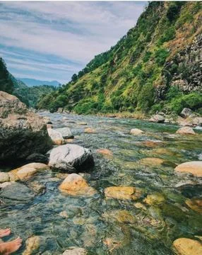 River with a view Stock Photos
