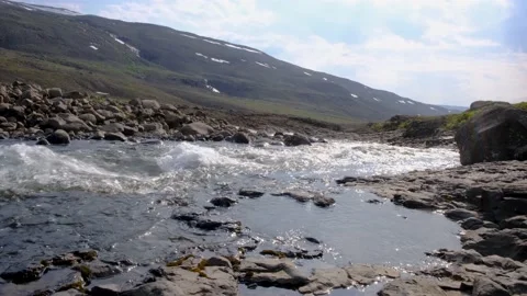 River view at Putorana plateau Video stock 170031652