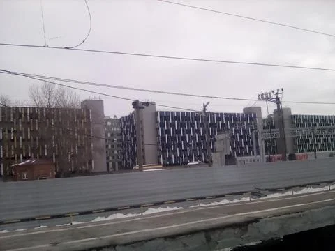 River view from the train window Stock Photos