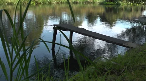 River Vilija, Belarus Video stock 55339490