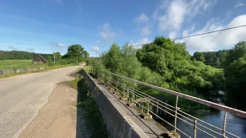 River in the village 動画素材 147979764