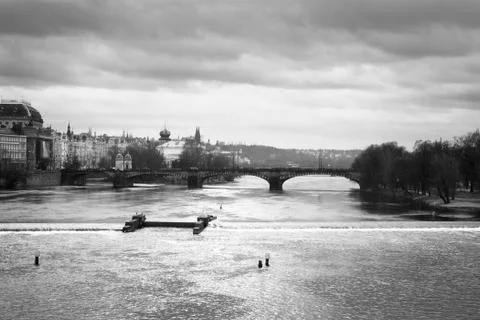 River Vltava Stock Photos