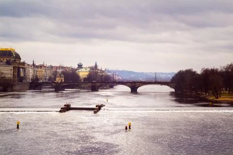 River Vltava Stock Photos