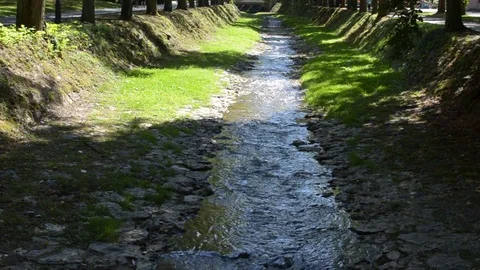 River in Vrnjacka Banja Stock Footage 71369518