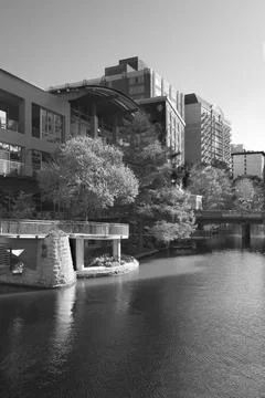 River Walk Foto stock