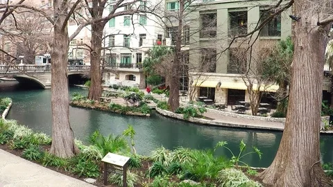 River Walk in San Antonio. Video stock 72325764