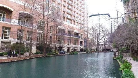 River Walk in San Antonio. Stock Footage 72326037