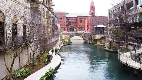 River Walk in San Antonio. 스톡 동영상 72326158