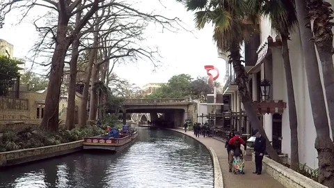 River Walk in San Antonio. Video stock 72326694