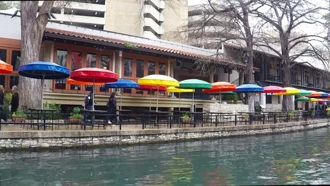 River Walk in San Antonio. Stock Footage 72326757
