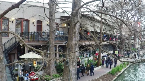River Walk in San Antonio. Video stock 72326901