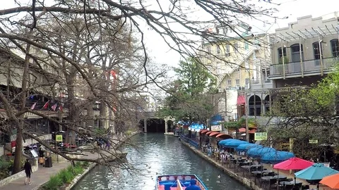 River Walk in San Antonio. Stock-Footage 72326927