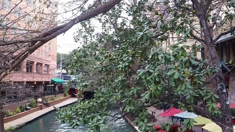 River Walk in San Antonio. Vídeo Stock 72327006