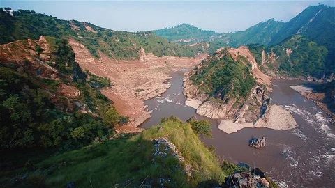 River water and mountains Stock Footage 114652479