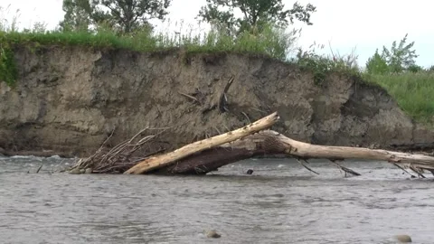 River water flow Stock Footage 255434837