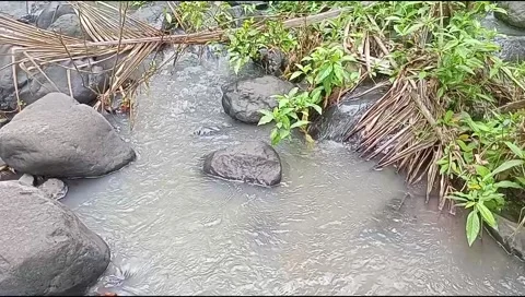 River water flowing Stock Footage 220606847