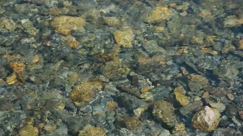 River water flowing in slow motion Stock Footage 297792458