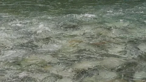 River water flowing in slow motion Stock Footage 297792482