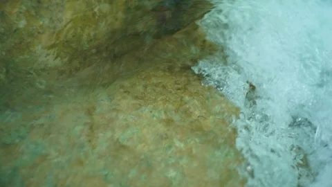 River Water Rocks Stock Footage 124161357