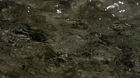 River Water Shining from the Suns Reflection Stock Footage 270387692
