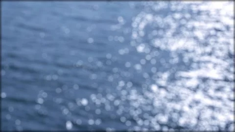 River water in the sunlight with bokeh effect. Stock Footage 134459639