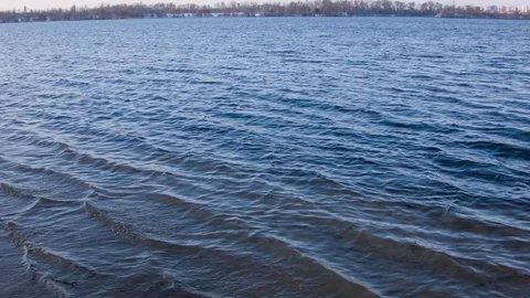 River water surface in a frosty winter Stock-Footage 81051189