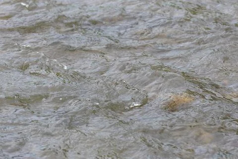 River water surface in motion Foto stock
