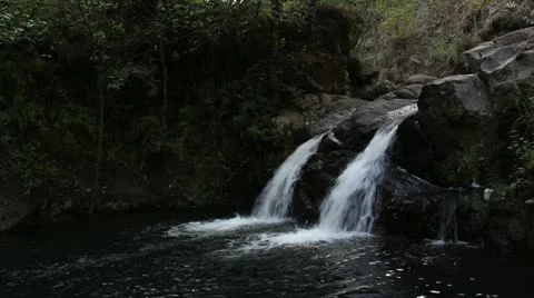 River Waterfall 1 Vídeo Stock 18154832