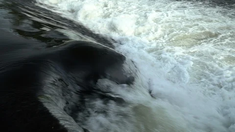 River waterfall detail Video stock 107903346