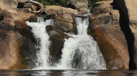 RIVER WATERFALL Stock Footage 28837181