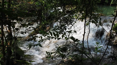 River waterfall Video stock 32236008