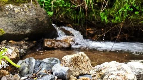 River waterfall 写真素材