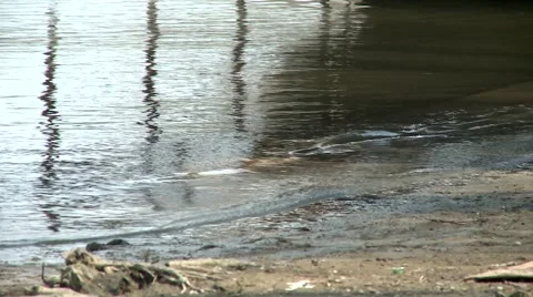 River waves Stock Footage 2854207