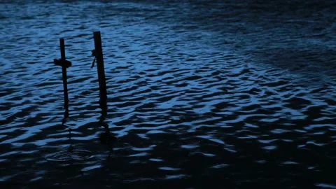 River waving. Stock Footage 147321295