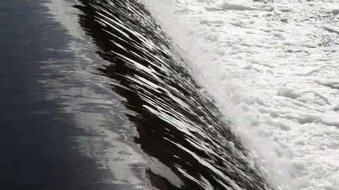 River Weir Stock Footage 100522191