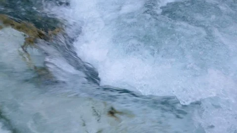 River White Water Close Up Stock Footage 102065381