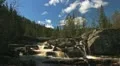 River in wilderness scenery Video HD
