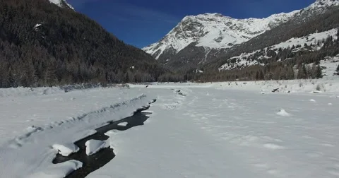 River in winter Stock Footage 67666954