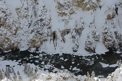 River in winter Stock Photos