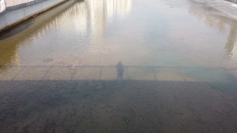 River in Xining Stock Footage 124943087