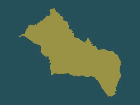 Rivera, Uruguay. Solid color shape 库存插图