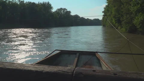 Riverbed of river Mura Stock Footage 145690212