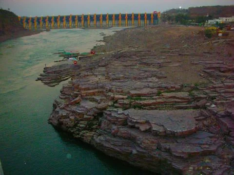 A riverfront in indore India Stock Photos